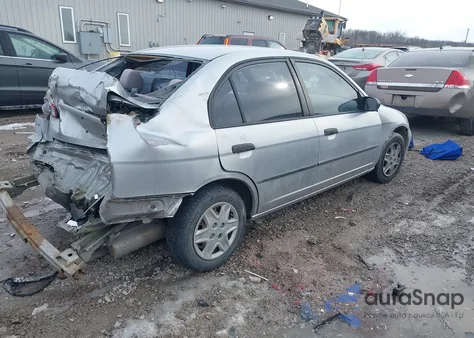 2004 Honda Civic Vp z USA, uszkodzony, nr VIN 2HGES16314H626649